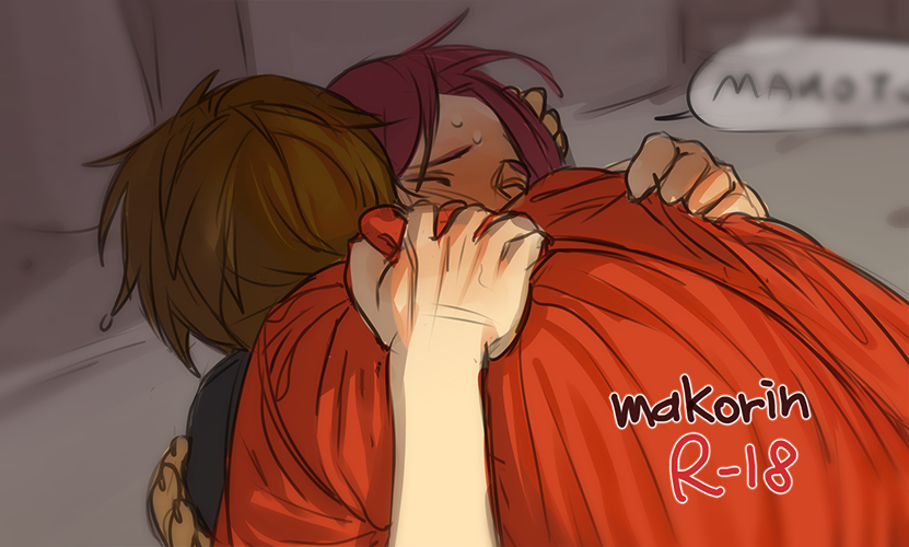 naturalvirtue:   I drew Makoto and Rin having sex in the abandoned warehouse in Samezuka