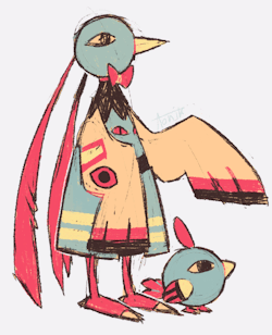 aonik:   Last night I dreamed about my Xatu so I had to draw her. 