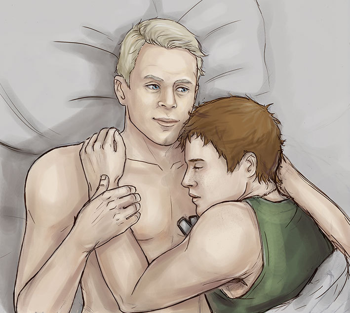 lokefanart:  I was practicing doodling Yancy, but then jailbait!Chuck just sorta