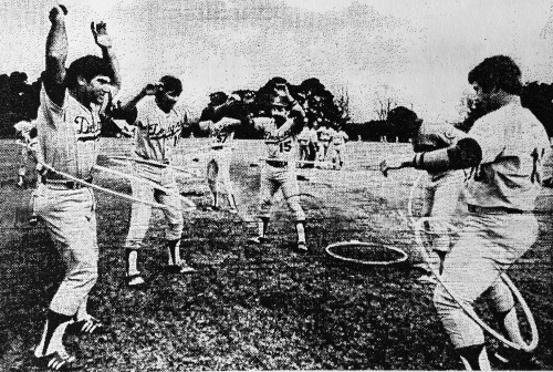Photographic Proof That Steve Garvey Was Born to Hula-Hoop (at least at spring training)1973 &nd