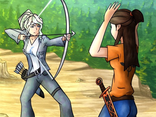 taniahylian:Diakko day 2021: Percy Jackson and the Olympians AU.How did I even think of this? I don’