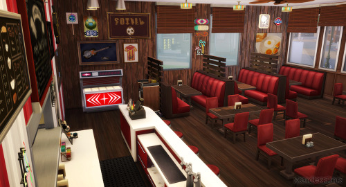 xandezsims: [Build: The Timewarp] Lot Size: 30x30Lot Type: RestaurantWorld: San MyshunoLot: The Old 