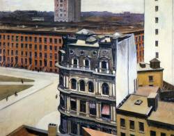 tamburina:  Edward Hopper, The City, 1927