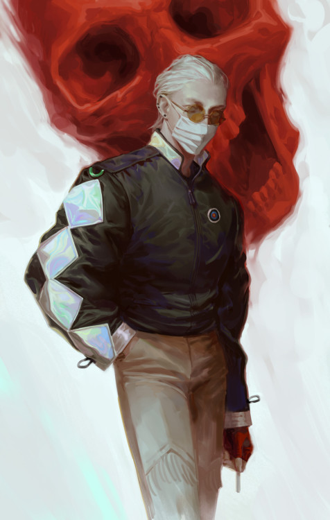 Red skull Alle Pagehttps://www.artstation.com/artwork/d8q84e 