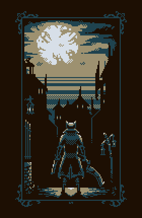 artbyluka:

Started my NG+ run on Bloodborne so here’s some Pixel Fanart.
Limited myself to 4 colors for practice. 