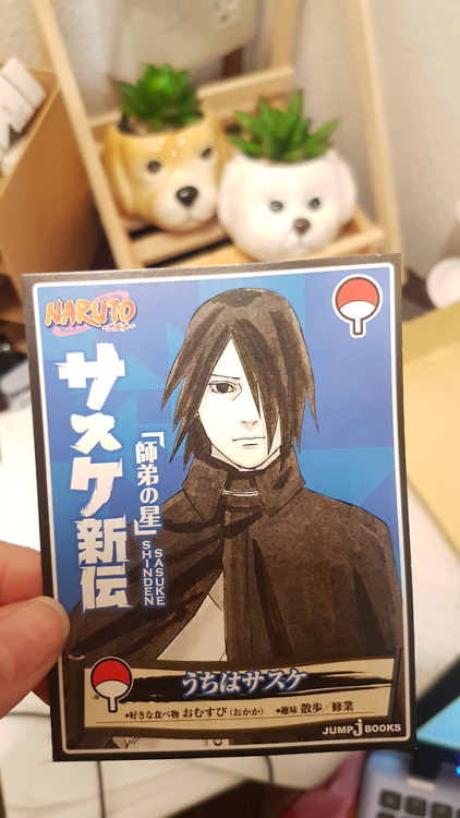 enrimoe:  Just went back from the book store and got my Sasuke Shinden