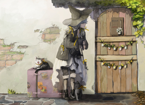 djevojka:  by Yoonji Hong 