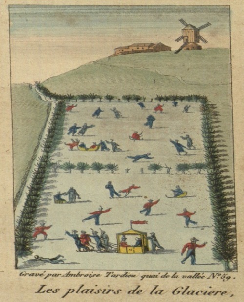 qsy-complains-a-lot:fapoleon-bonerparte:Colored engravings from France’s first ice-skating manual Le