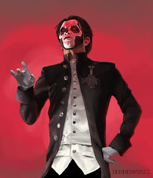 tendermiri: In the night, I am real… Had to do draw Papa III from the hardDrive set they did 