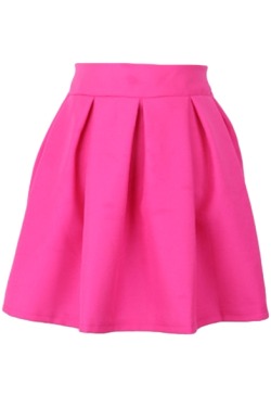 cute4cheap:  Candy Color Pleated Skirts -