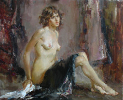 artbeautypaintings:  Nude - Anastasiya Svetsova