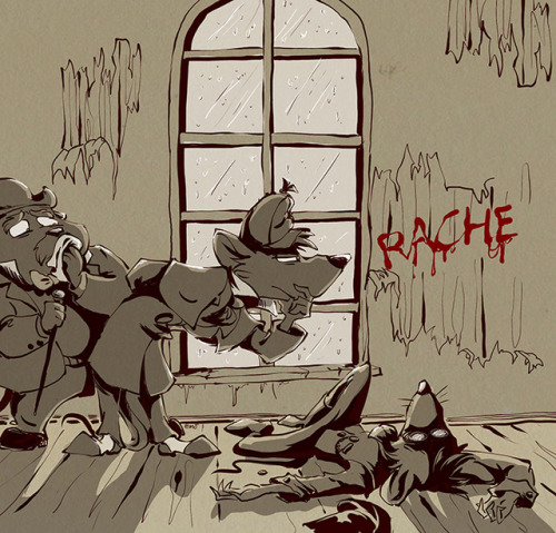 fruity-loopy:i found some more mouse detective sketches i did back when i was reading Sherlock Holme