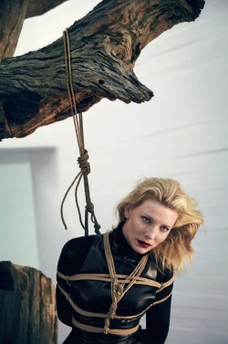 madamedevereshideaway:  Hang time Photo of Cate Blanchett by Sean &amp; Seng for 032c Spring/Summer 2013 