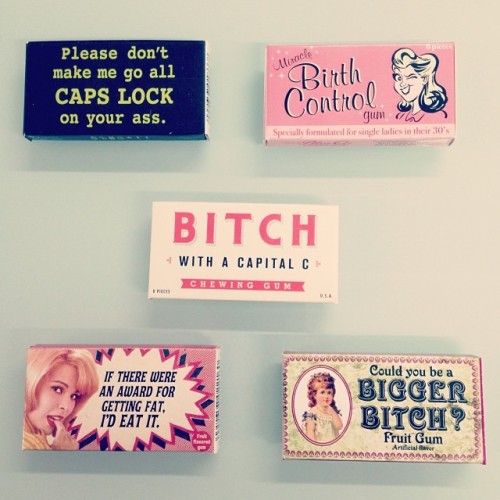 shopjeen:  CRAZY BITCH GUM AVAILABLE AT SHOPJEEN.COM! 