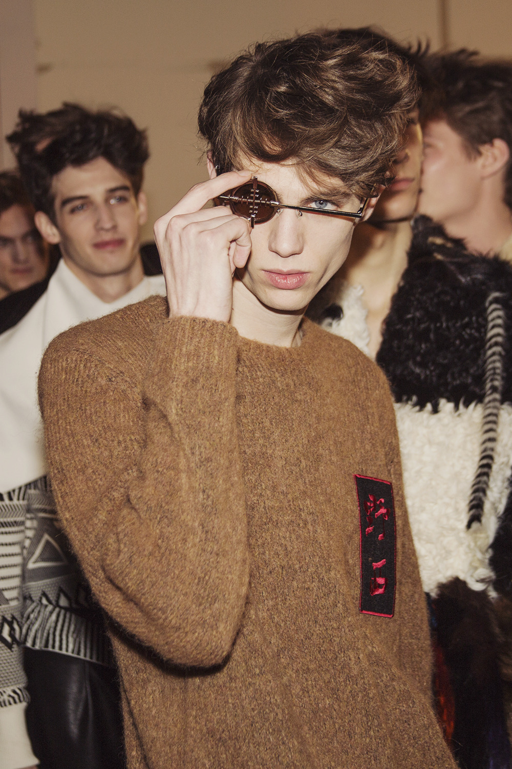 jyudeidei:  Xander Zhou AW15 backstage at London Collections:Men Image by Ieva Blazeviciute for