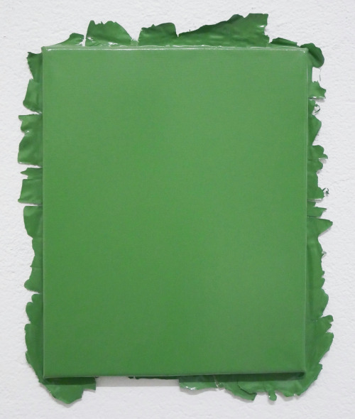 Nicolas Geiser - Titre potentiel, 2016, laque synthétique sur toile, 35 x 28 cm