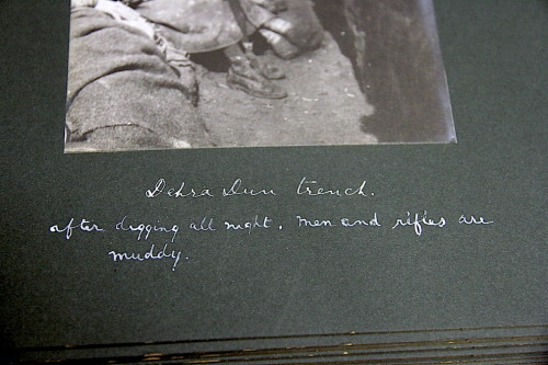 …after digging all night, men and rifles are muddy.1915 - 1917 / LT COL LA LYNDEN