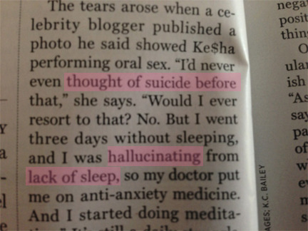 xchrononautx:  taco-bell-rey:  I feel like we aren’t talking about the fact the Perez Hilton made Ke$ha suicidal and gave her anxiety to the point that she needs medicine to stop her from hallucinating from lack of sleep. If that isn’t harassment,