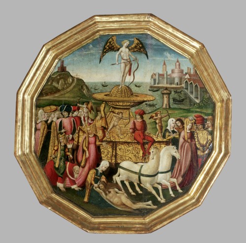 “The Triumph of Love” by Apollonio di Giovanni, 1460s