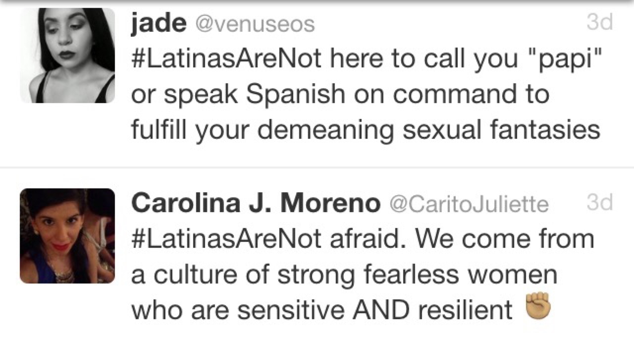 onyxblondebitch:  #LatinasAreNot Keep It Going 