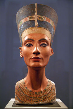 tiny-librarian:  On December 6th, 1912, the famous bust of Nefertiti was discovered at Amarna, in the ruins of the workshop belonging to the sculptor Thutmose. The discovery was made by a team from the German Oriental Company, led by an archaeologist