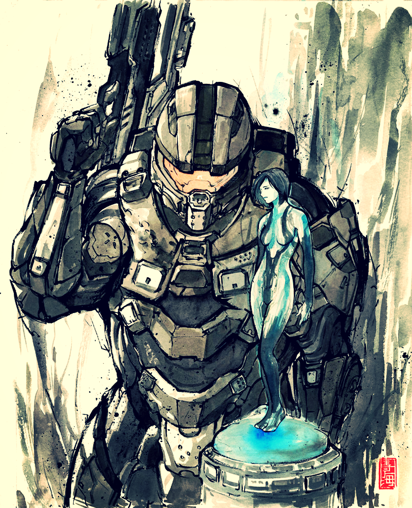 Master Chief drawing
Unfortunately artist unknown…just came across this on tumblr.