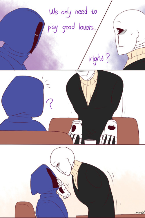 [Lovers-3] Grillby, Sans & Little Papy