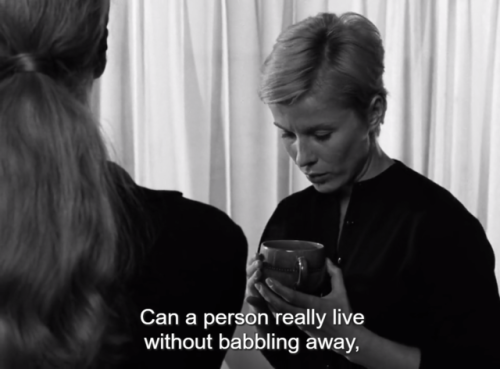  Persona (1966) directed by Ingmar Bergman 