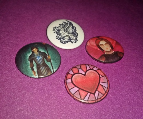 Dragon Age: Origins - Choose Your Own Romance 1-inch Button Pack Show your love for your favorite Dr