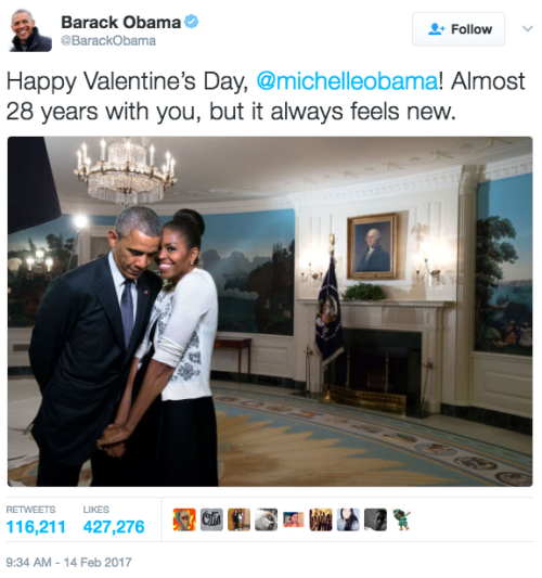 sashayed:thanks @roundtop​ for identifying the face we’re all making about the obamas’ valentine twe