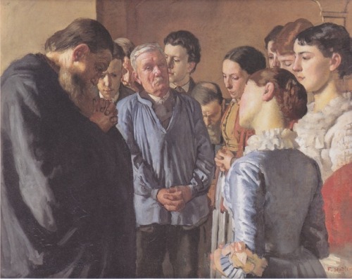 Devotion, 1882, Ferdinand HodlerMedium: oil,canvas