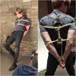 graysonfin: Leon in shibari! We did it, guys ☺️ It was amazing experience and i think that it will be great pack ❤️ Already on my Patreon you can find more backstages and videos! Welcome, dears 🥰 Shibari Master - @kyzzenish 🔥  #leonkennedy