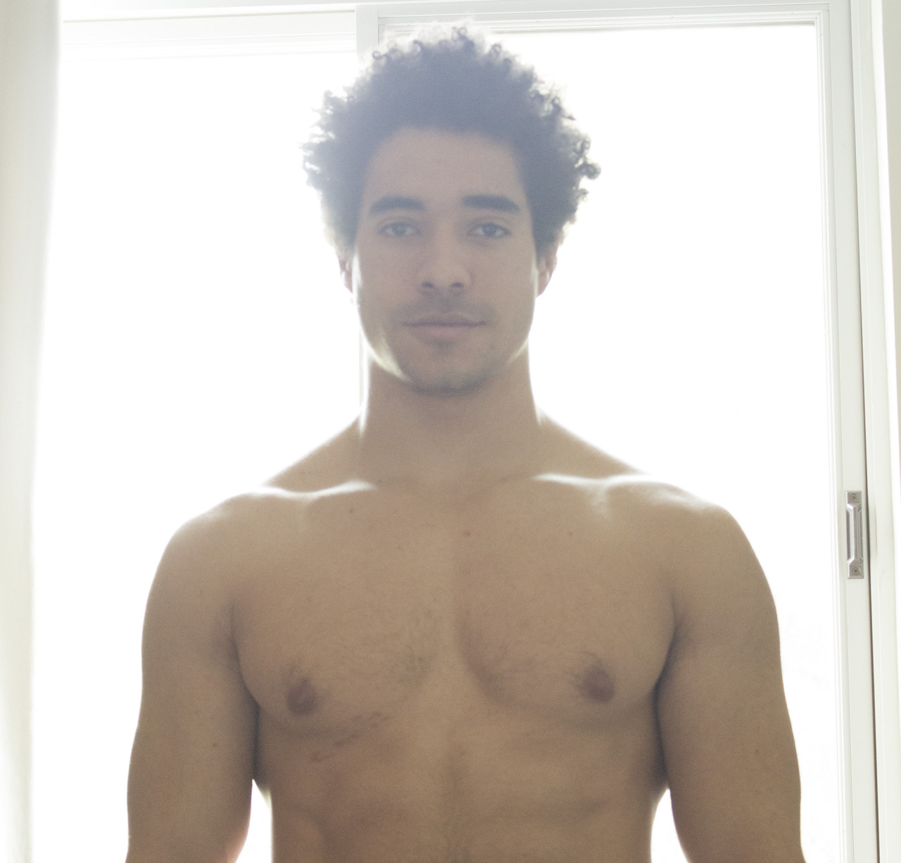 dboybaker:  Just some pics of me, now featuring my wild ass morning hair 