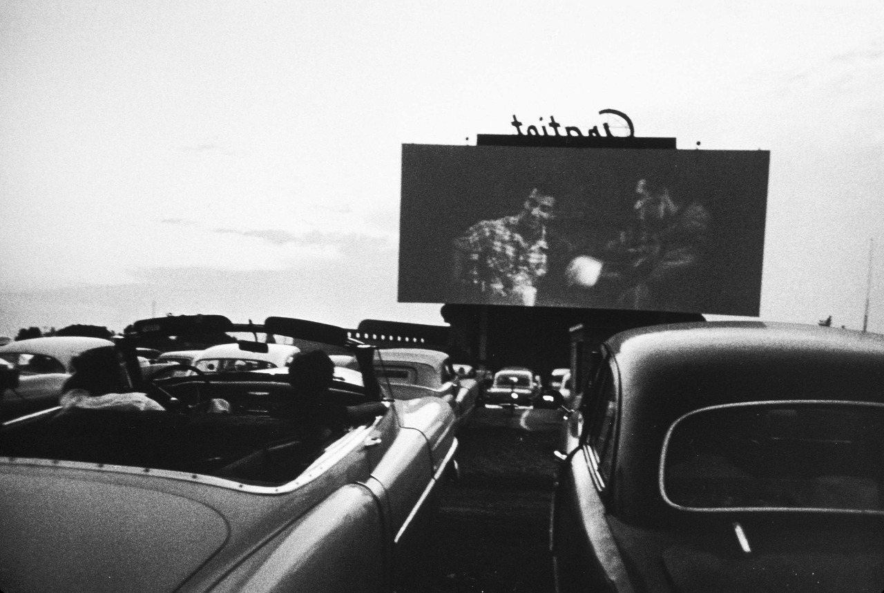 nobrashfestivity:  Robert Frank  Drive-in Movie - Detroit. 1955. Gelatin silver