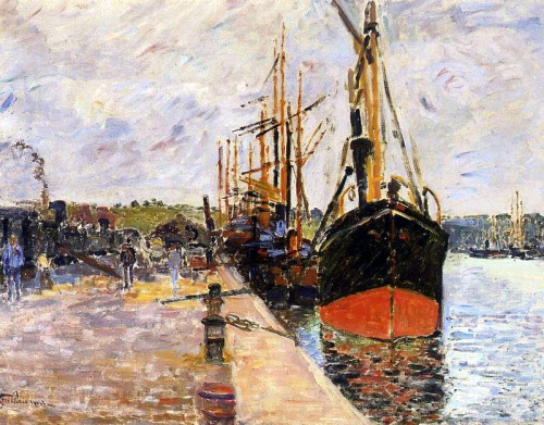 Vue de port, 1880, Armand Guillaumin