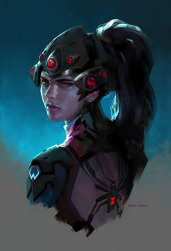 fuckyeahoverwatch:  Widowmaker ~ merkymerx