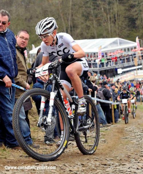 cyclivist: Maja Wloszczowska (CCC Polkowice). MTB World Cup Cross Country 2012.