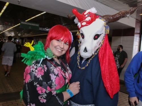 Our Pensacon Elias and Chise were a success! We were afraid that people wouldn&rsquo;t recognize us 