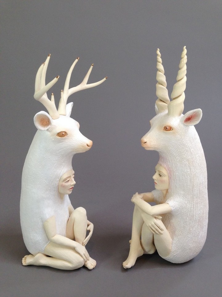 sirobtep:  mymodernmet:  California-based artist Crystal Morey explores the relationship
