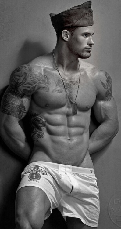 XXX Pecs and washboard abs. photo