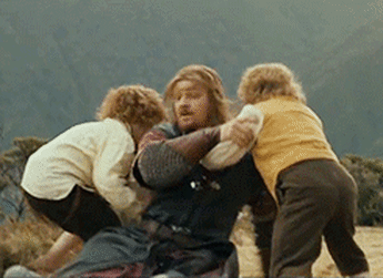 Boromir, Merry, And Pippin Being My Favorite Trio (Aragorn, Gimli, And Legolas, Move Over Boys) 