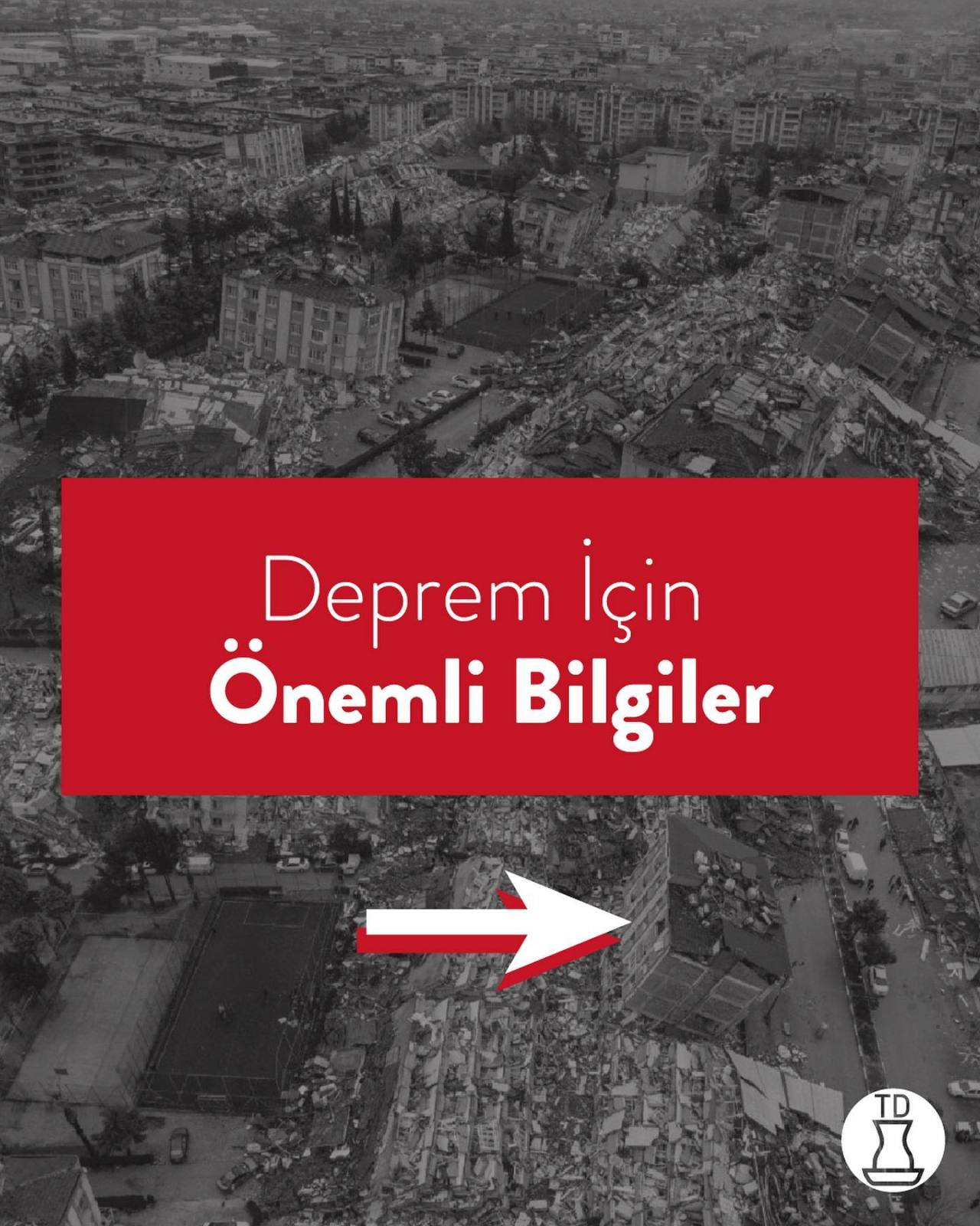 Deprem için önemli...