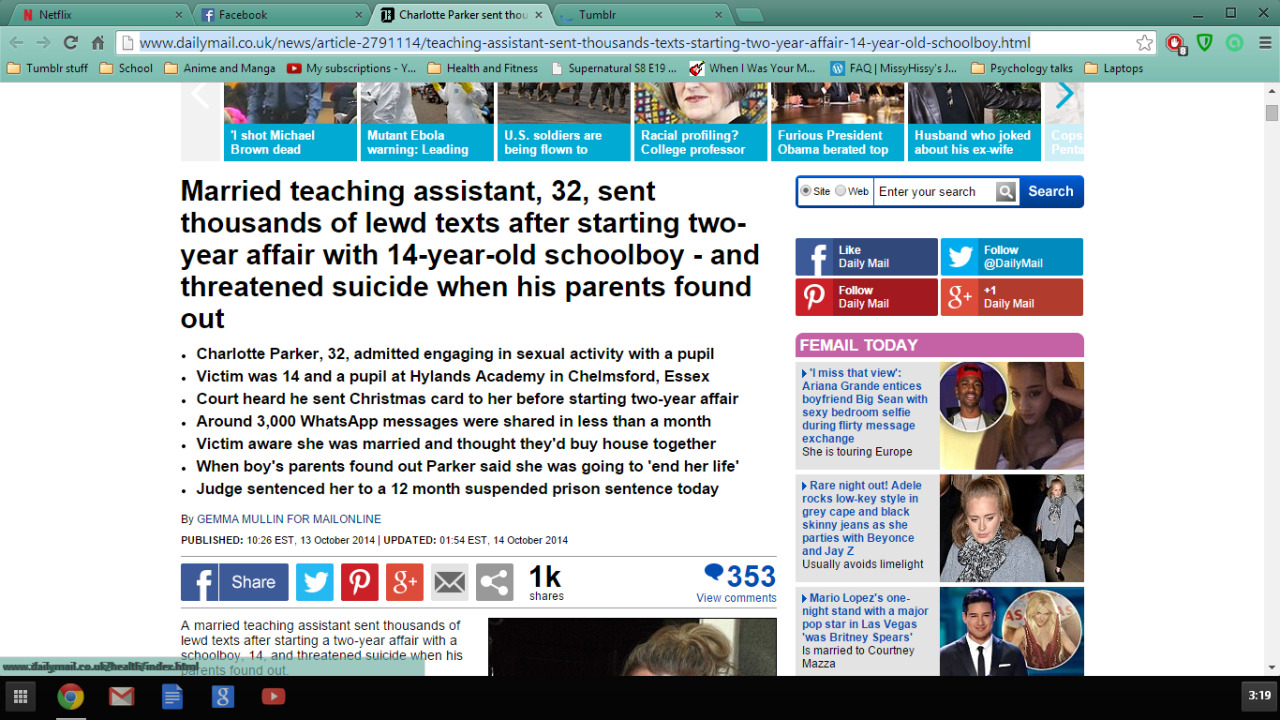 crush-the-matriarchy:  Another case of child sexual abuse. Note how this is not all