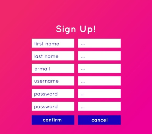 Daily UI challenge – #001: Sign-up pageon Behance