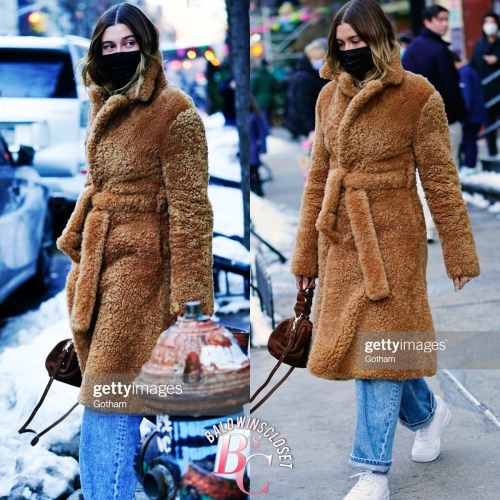 February 21, 2021 - Hailey Bieber was spotted shopping out and about in Soho, New York. Hails looked