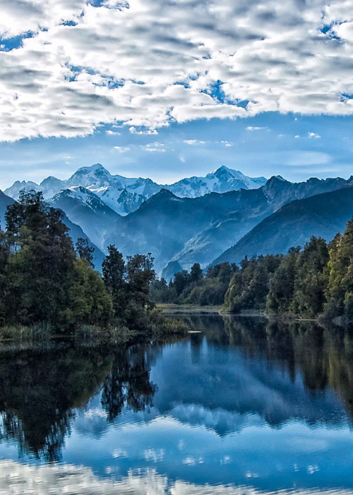 coiour-my-world:Lake Matheson Reflections | Anthony W. S. Soo
