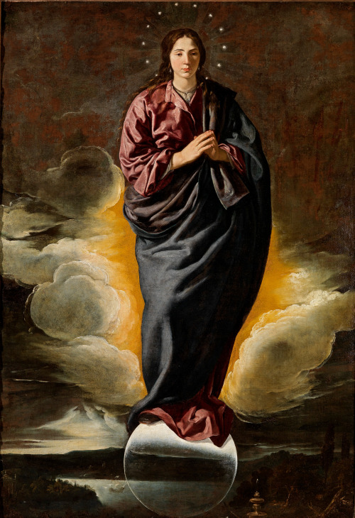 The Immaculate Conception, attributed to Diego Velázquez or Alonso Cano, c.1618-20, oil on ca