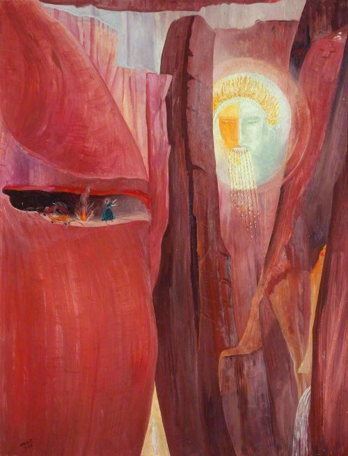 jareckiworld: Dorothy Eugénie Brett (1883-1977) — Massacre in the Canyon of Death: Vision of the Sun