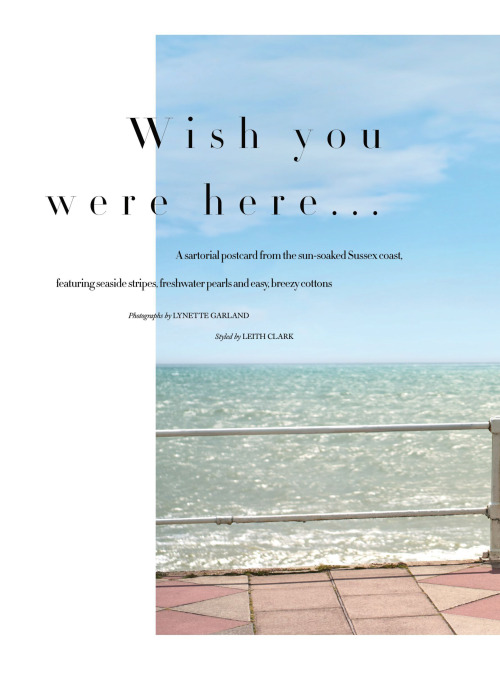 Wish you were here (Part I) Natalie Ogg by Lynette Garland Harper&rsquo;s Bazaar UK, 2021