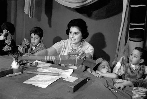 Frank Horvat, TV show for children, Cairo,